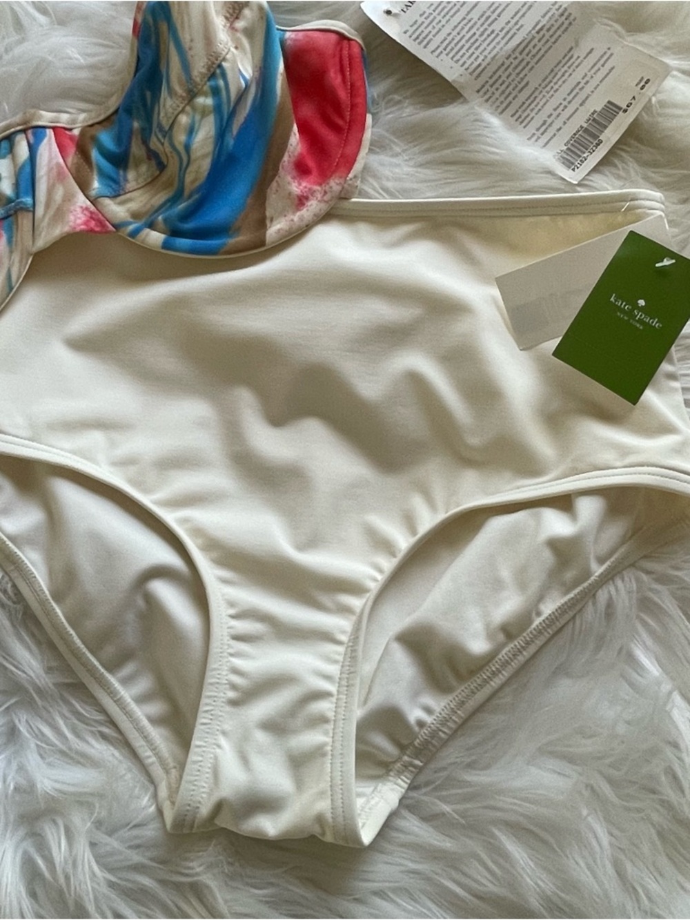 Kate Spade NWT High Waisted Swim Bottoms Georgica Beach